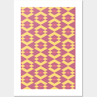 Geometric Seamless Pattern 006#001 Posters and Art